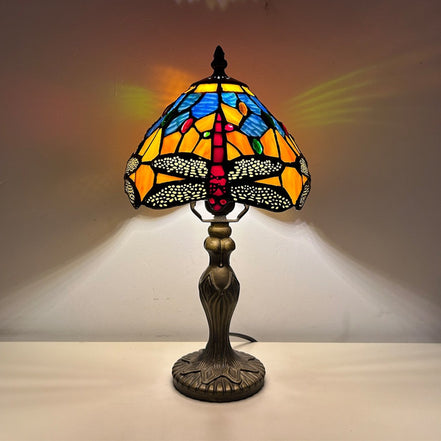Vintage Tiffany Lamp, Handmade Desk Lamp, Floor Lamp, Stained Glass Lamp Shade, Victorian Home Decor, Gift for Mom, Handmade Home Decor