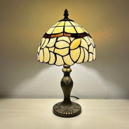 Vintage Tiffany Lamp, Handmade Desk Lamp, Floor Lamp, Stained Glass Lamp Shade, Victorian Home Decor, Gift for Mom, Handmade Home Decor