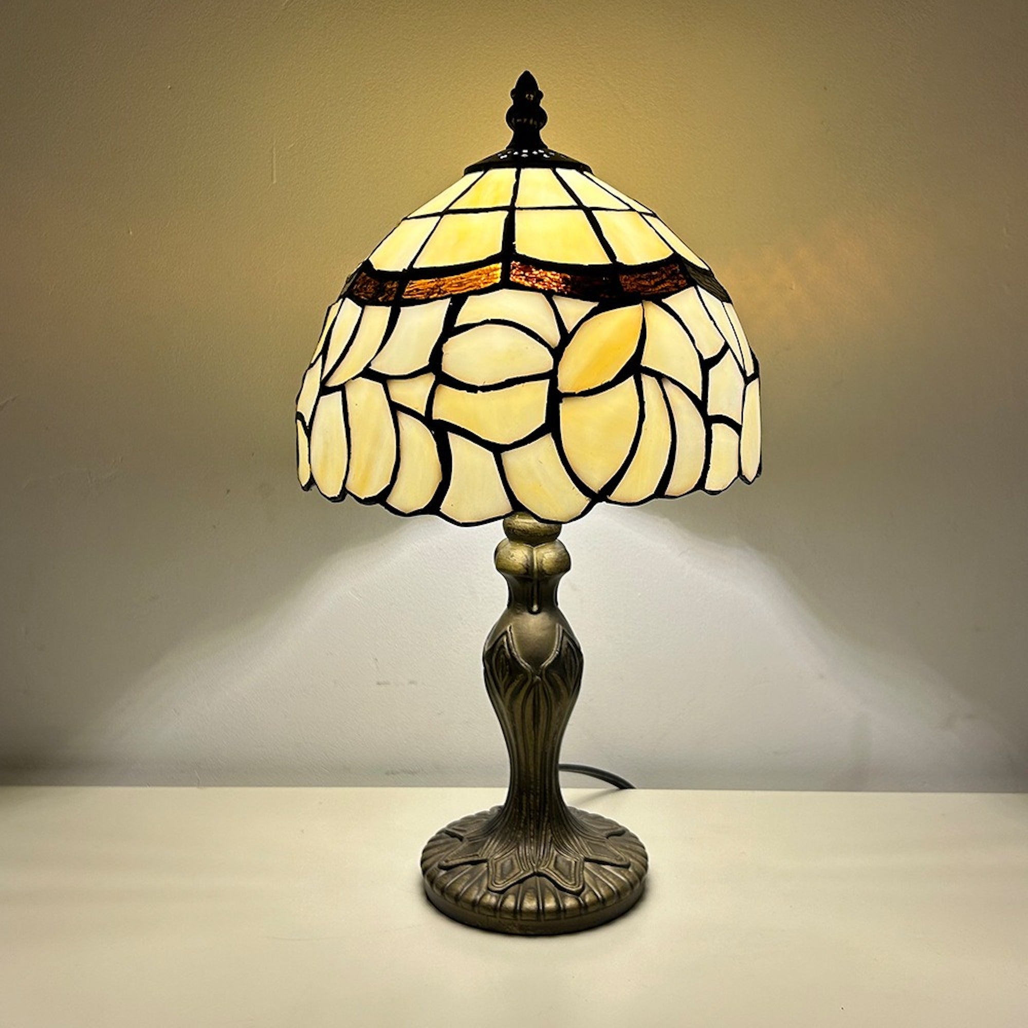 Vintage Tiffany Lamp, Handmade Desk Lamp, Floor Lamp, Stained Glass Lamp Shade, Victorian Home Decor, Gift for Mom, Handmade Home Decor
