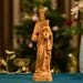 Virgin Mary with Baby Jesus Wooden Statue | Catholic Home Decor | Religious Gift | Handmade Christian Art Home Decor Christian Gifts Ideas