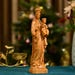 Virgin Mary with Baby Jesus Wooden Statue | Catholic Home Decor | Religious Gift | Handmade Christian Art Home Decor Christian Gifts Ideas