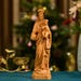 Virgin Mary with Baby Jesus Wooden Statue | Catholic Home Decor | Religious Gift | Handmade Christian Art Home Decor Christian Gifts Ideas