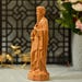 Saint Paul Wooden Statue Catholic Saint Figurine Christian Home Decor Apostle Paul Sculpture Religious Gift Hand Carved Catholic Wood Art