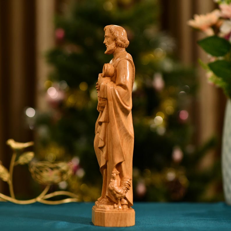 St. Peter Statue Figurine Religious Decoration Religious Catholic Statue Religious Gifts Christian Art Catholic Gifts Prayer Supplies