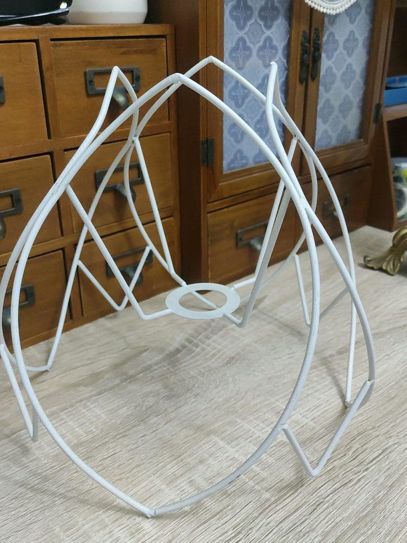 Handmade LampShade With Fringes-Victorian Lampshade-Luxury Ceiling Pendent-Custom LampShade-Vintage Style Lampshade-Living Room Lampshade