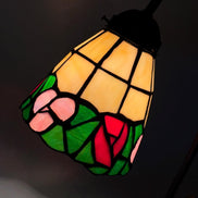 Pond Lily Flower Table Lamp, Stained Glass Table Lamp, Spring Home Decor, Handmade Antique Lighting, Vintage Tiffany lamp