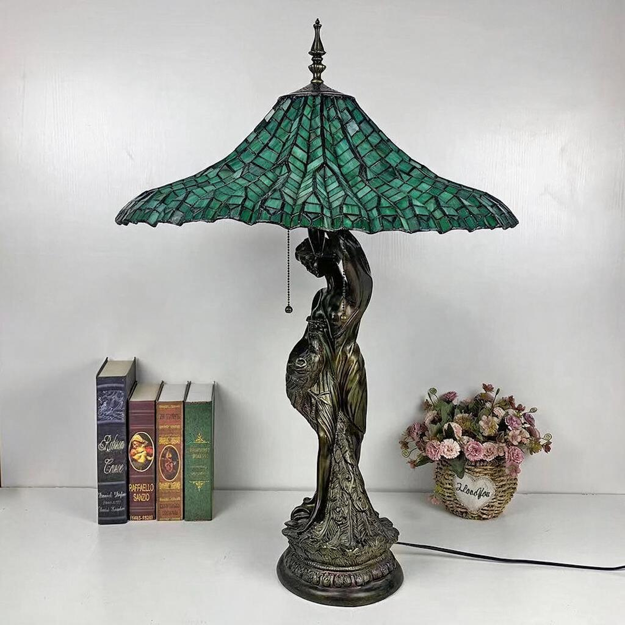 Victorian Lampshade Great for Home Decor, Handmade Table Lamp Gift for Mom