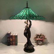 Victorian Lampshade Great for Home Decor, Handmade Table Lamp Gift for Mom